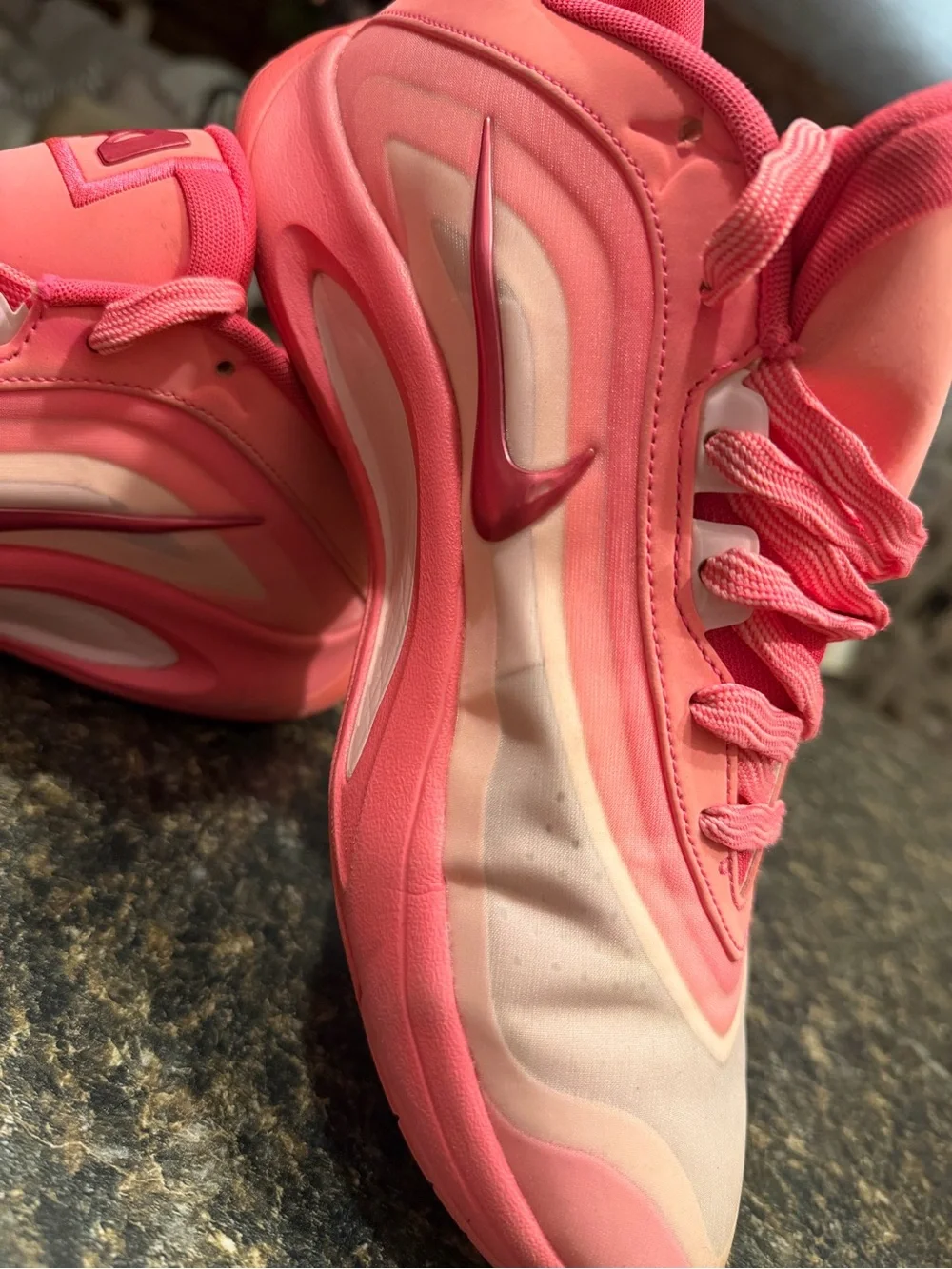 Nike Women's A'ja Wilson A'One Pink A’ura Sneakers 9.5